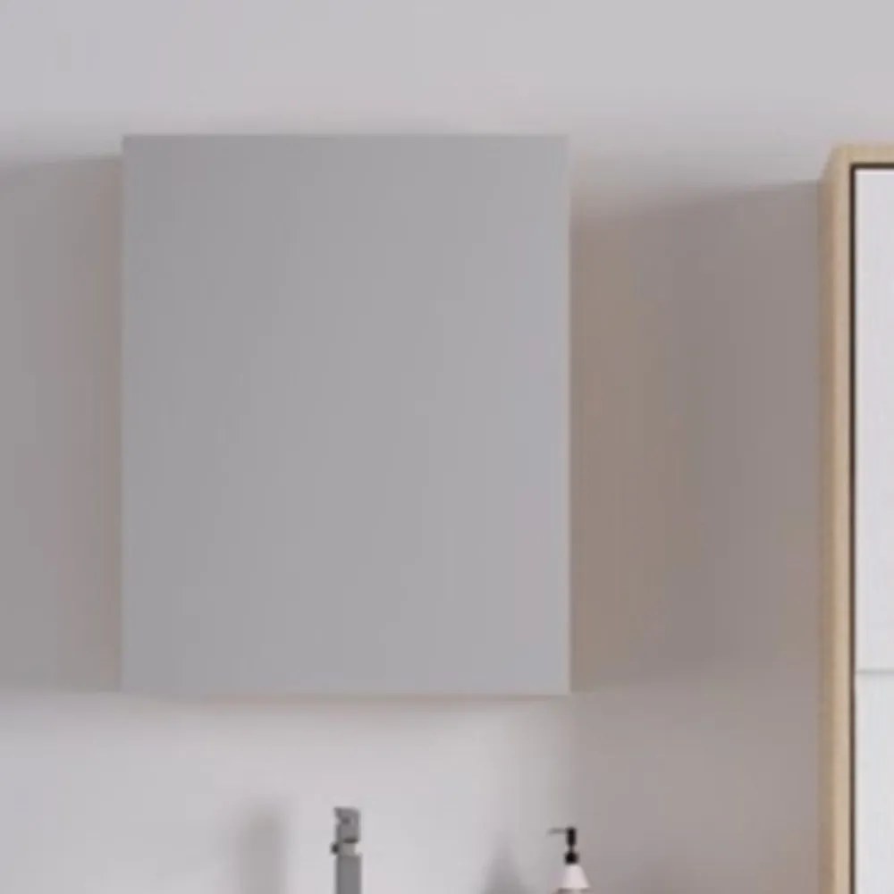 Καθρέφτης Vera 3MVER060SO 53×67cm Sonoma-White Ξύλο,Γυαλί