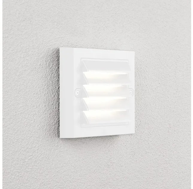 Απλίκα Φωτιστικό Τοίχου LED 6W 3000Κ IP65 13,5x13,5 Spotlight-7811-Λευκό 7811
