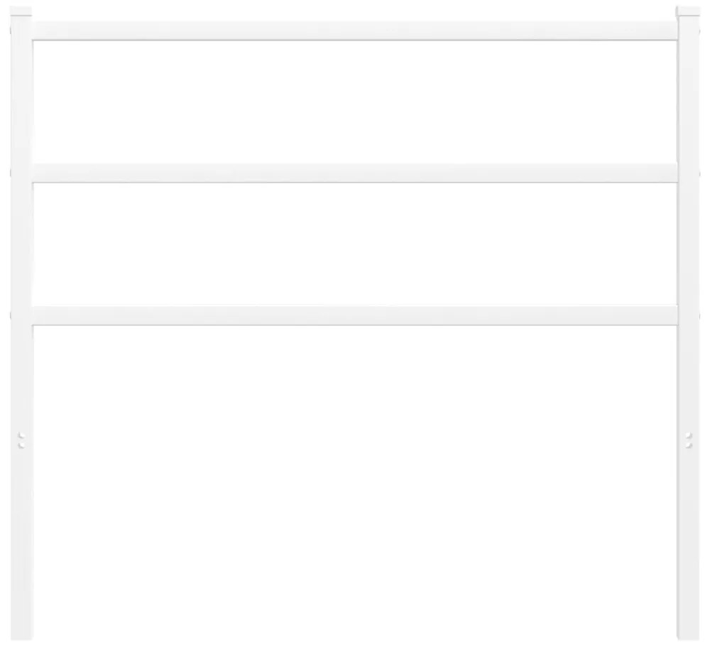 vidaXL Κεφαλάρι Λευκό 107 εκ. Μεταλλικό