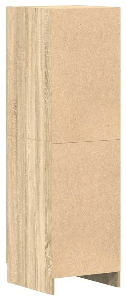 Στήλη Κουζίνας Sonoma Δρυς 38x41,5x131,5 εκ Επεξεργασμένο Ξύλο - Καφέ