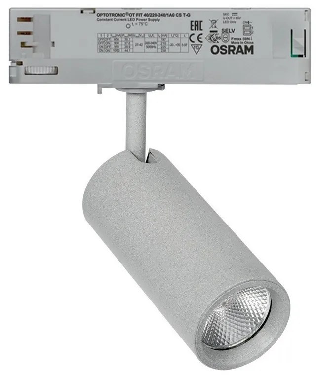 Σποτ Ράγας VK/04350/TR/G/24/927 220-240V Led 18.5W 2700K 1.958lm 24° IP20 Grey VKLed