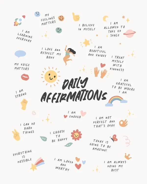 Εικονογράφηση Daily Affirmations No2, Beth Cai