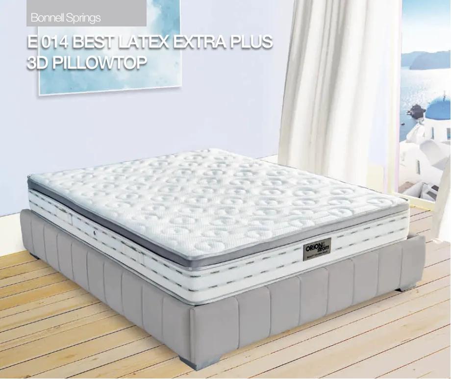 Στρώμα E014 Best Latex Extra Plus 3D Pillowtop 100×200 εκ.   Σκληρότητας: Μέτριο + Σκληρό Orion Strom