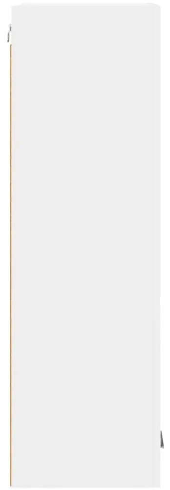 vidaXL Κρεμαστό ντουλάπι με αποθήκευση Riga Λευκό 40 x 31 x 100 εκ.