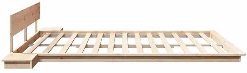 vidaXL Σκελετός Κρεβατιού Καφέ 180 x 200 cm ξύλο