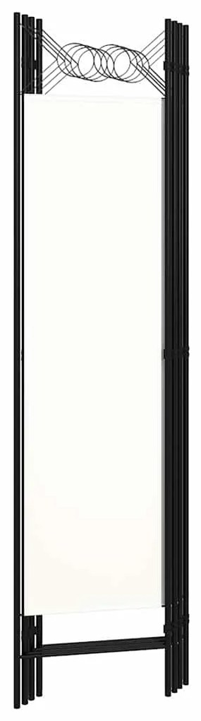 vidaXL Διαχωριστικό Δωματίου με 4 Πάνελ Λευκό 160 x 180 εκ.