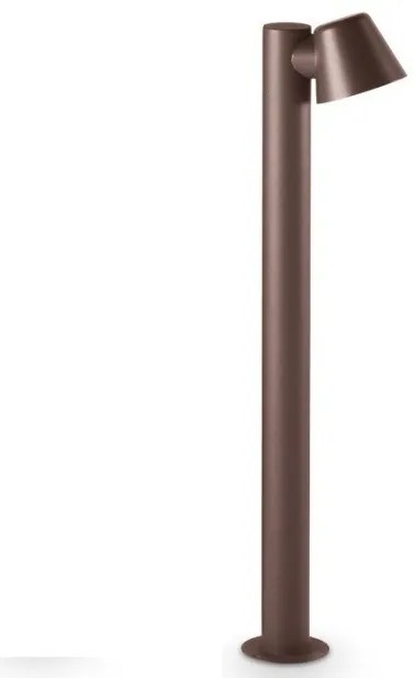 Κολωνάκι Κήπου-Εξωτερικού Χώρου GAS PT1 Ideal Lux-213101-Καφέ 213101