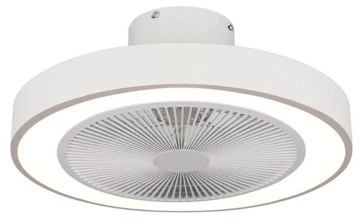 ESTIA ΑΝΕΜΙΣΤΗΡΑΣ ΟΡΟΦΗΣ HALO FLOW 50cm 15w ΜΕ CCT LED ΦΩΤΙΣΜΟ 45W & ΤΗΛΕΧΕΙΡΙΣΤΗΡΙΟ ΛΕΥΚΟΣ