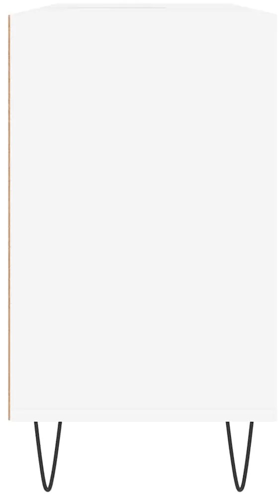 vidaXL Ντουλάπι Μπάνιου Λευκό 80 x 33 x 60 εκ. Επεξεργασμένο Ξύλο