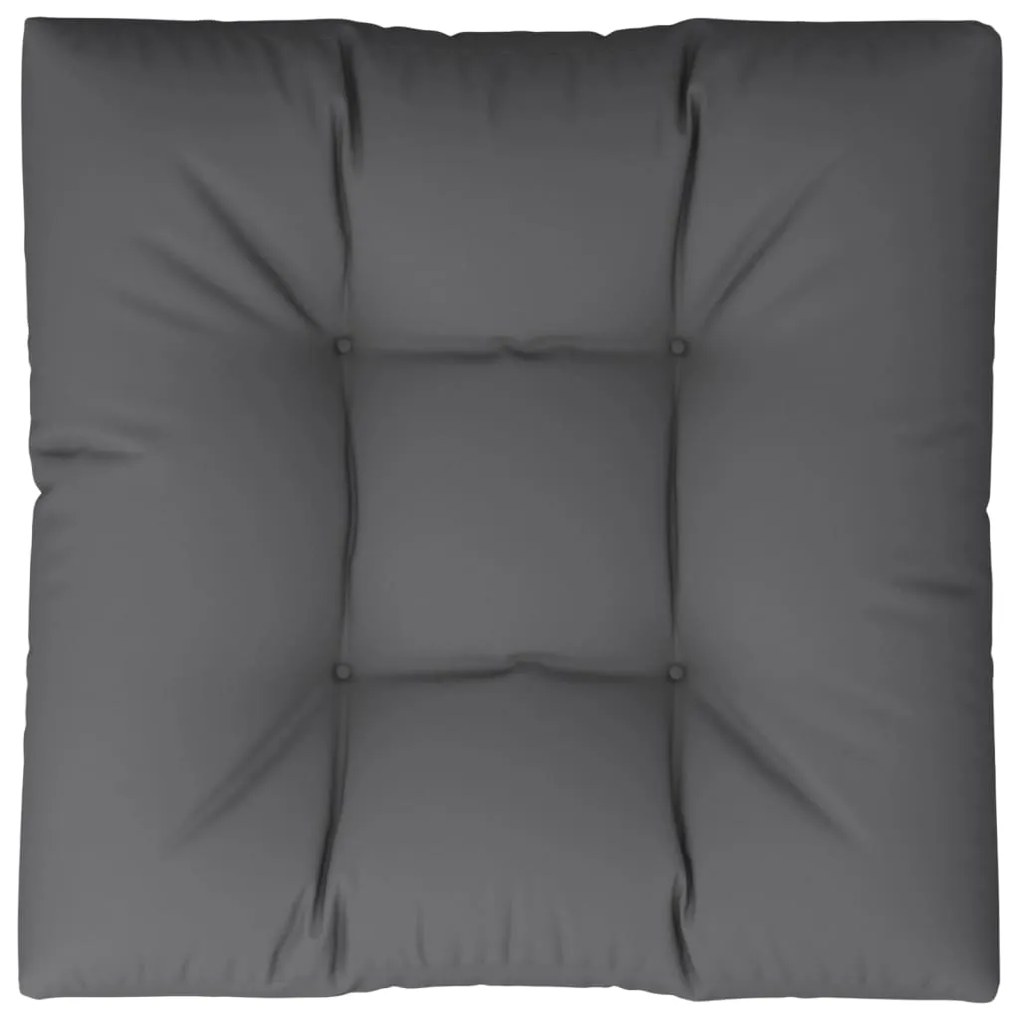 vidaXL Μαξιλάρι Παλέτας Ανθρακί 80 x 80 x 12 εκ. Υφασμάτινο