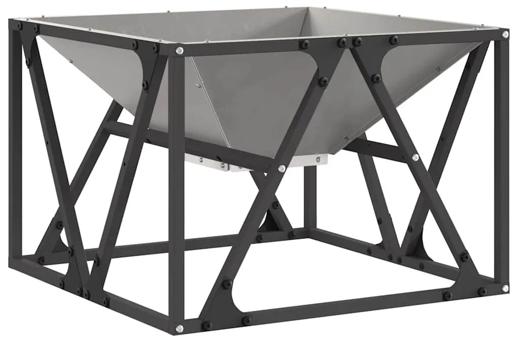 vidaXL Φωτιά Καφέ 50 x 50 x 35 cm Ατσάλι σκληρυθέν στον αέρα