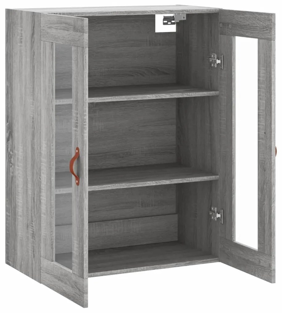 vidaXL Ντουλάπι Τοίχου Γκρι Sonoma 69,5 x 34 x 90 εκ.