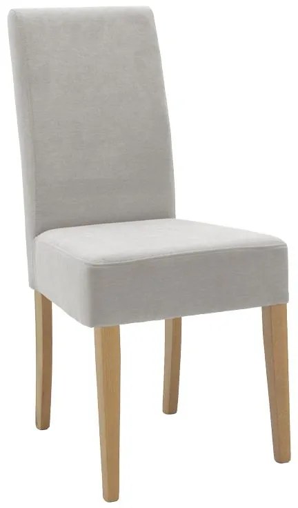 Καρέκλα Ditta ύφασμα γκρι - πόδι sonoma 44x56x96 εκ. 2αδα 44x56x96 εκ.