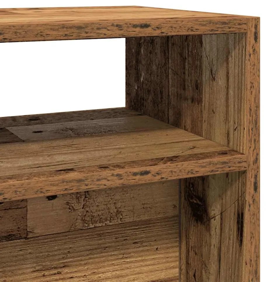 vidaXL Τραπέζι Κονσόλα Παλιό ξύλο 105 x 30 x 80 εκ. από Μοριοσανίδα