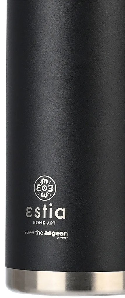 Μπουκάλι Θερμός Travel Chug Save The Aegean Midnight Black 500ml - Estia