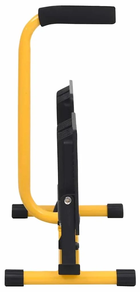 vidaXL Προβολέας LED με Λαβή Θερμό Λευκό 2 x 50 W