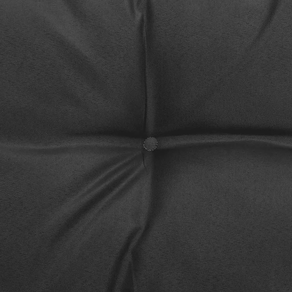 vidaXL Υποπόδια Κήπου 2 τεμ. Γκρι από Μασίφ Ξύλο Πεύκου με Μαξιλάρια