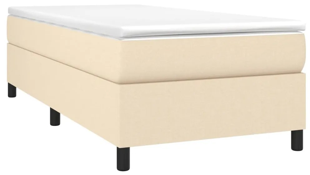 ΠΛΑΙΣΙΟ ΚΡΕΒΑΤΙΟΥ BOXSPRING ΚΡΕΜ 90 X 200 ΕΚ. ΥΦΑΣΜΑΤΙΝΟ 3120835