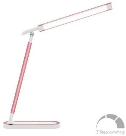 Φωτιστικό Γραφείου Αφής LED 7.5W Πλαστικό Dimmable 420lm ΦOS_ME-17-00116-18-Ροζ 17-00116-18