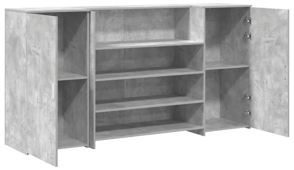 vidaXL Γραφείο υποδοχής 200x50x103,5 εκ. Επεξεργασμένο Ξύλο
