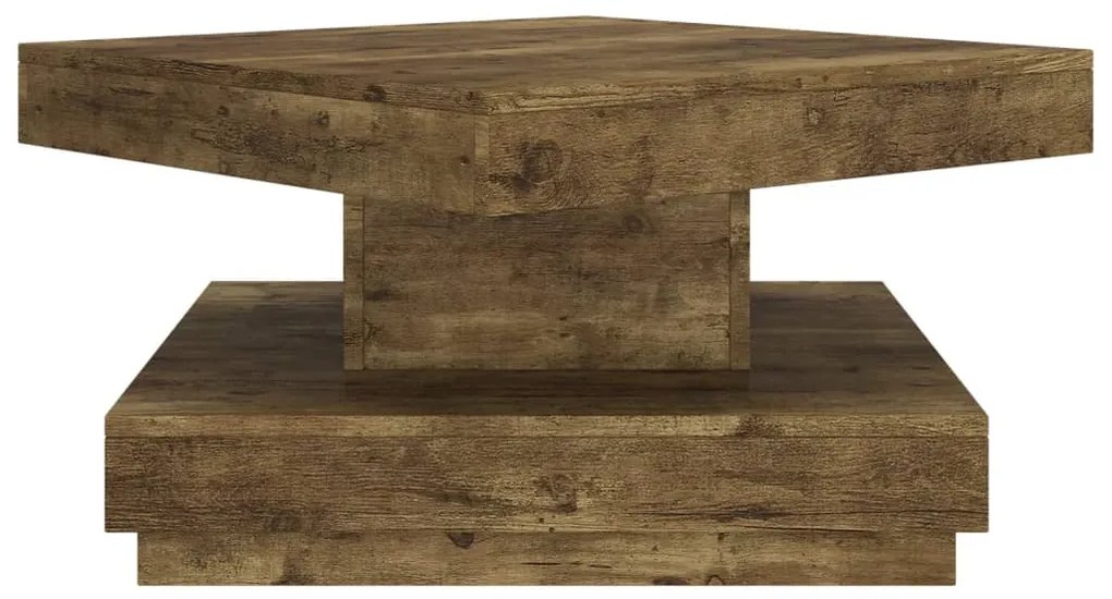 vidaXL Τραπεζάκι Σαλονιού Σκούρο Καφέ 60 x 60 x 35 εκ. από MDF