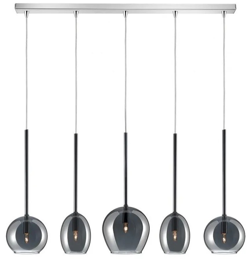 Φωτιστικό Οροφής - Ράγα 01156-12BR G9 LED 100cm Smoke Luma