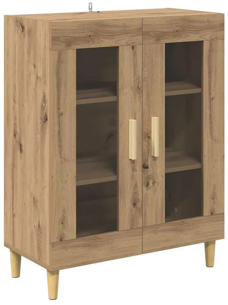 vidaXL Πλαϊνό γραφείο Artisan Oak 69,5 x 34 x 90 εκ.