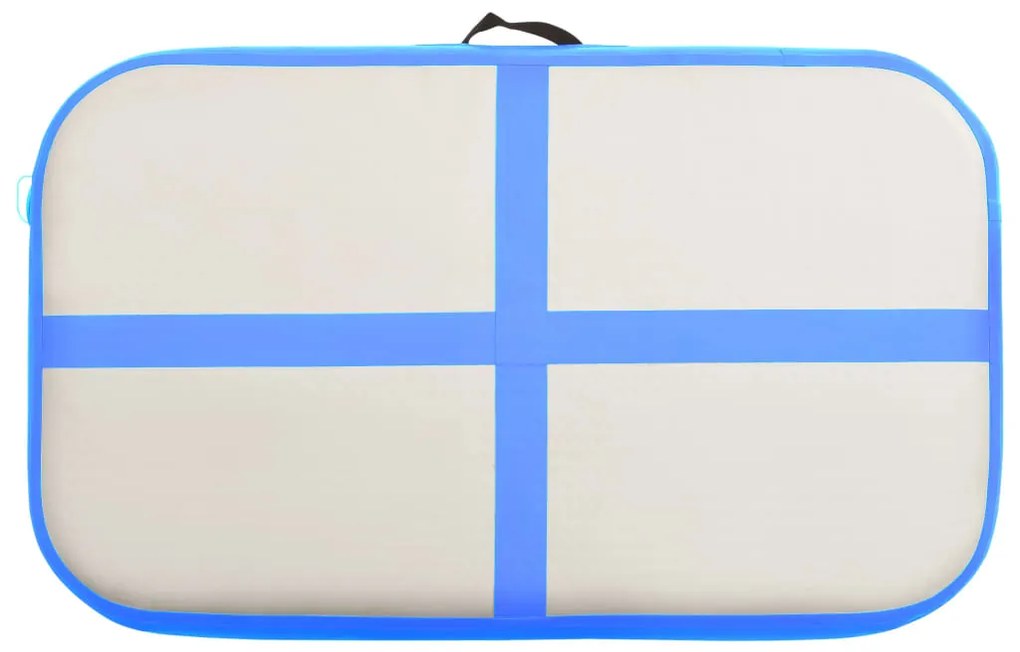vidaXL Στρώμα Ενόργανης Φουσκωτό Μπλε 60 x 100 x 20 εκ. PVC με Τρόμπα