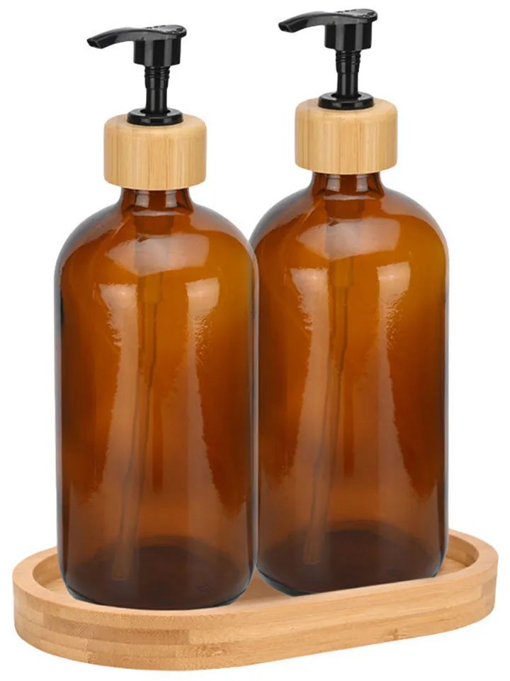 Δοχεία Υγρού Πιάτων Με Βάση (Σετ 3τμχ) Estia Bamboo Essentials 02-28800