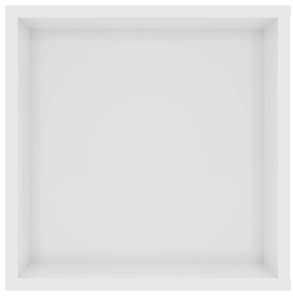 Έπιπλο Τηλεόρασης Κρεμαστό Γυαλ. Λευκό 102x35x35 εκ Μοριοσανίδα - Λευκό