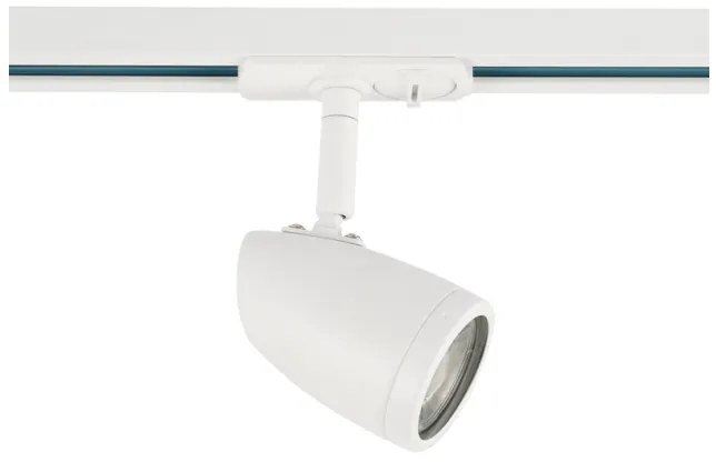 Σποτ Φωτιστικό Ράγας GU10 IP20 No75 3c ACA-TS75GU3CW-Λευκό TS75GU3CW