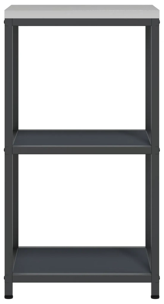 vidaXL Ράφι Αποθήκευσης Κουζίνας Ανθρακί 60 x 50 x 92 εκ. Ατσάλι