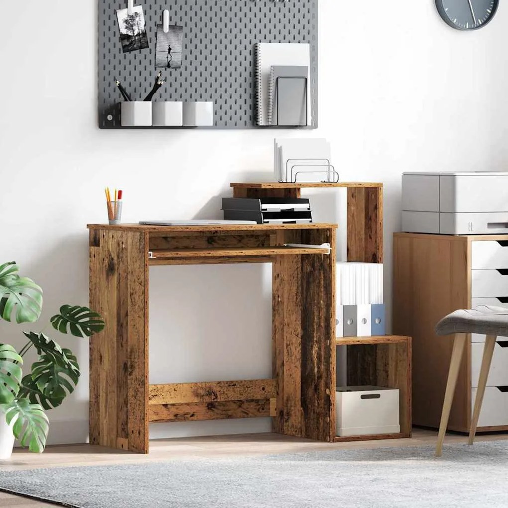 vidaXL Γραφείο Παλαιό ξύλο 106 x 40 x 88.5 εκ Επεξεργασμένο ξύλο