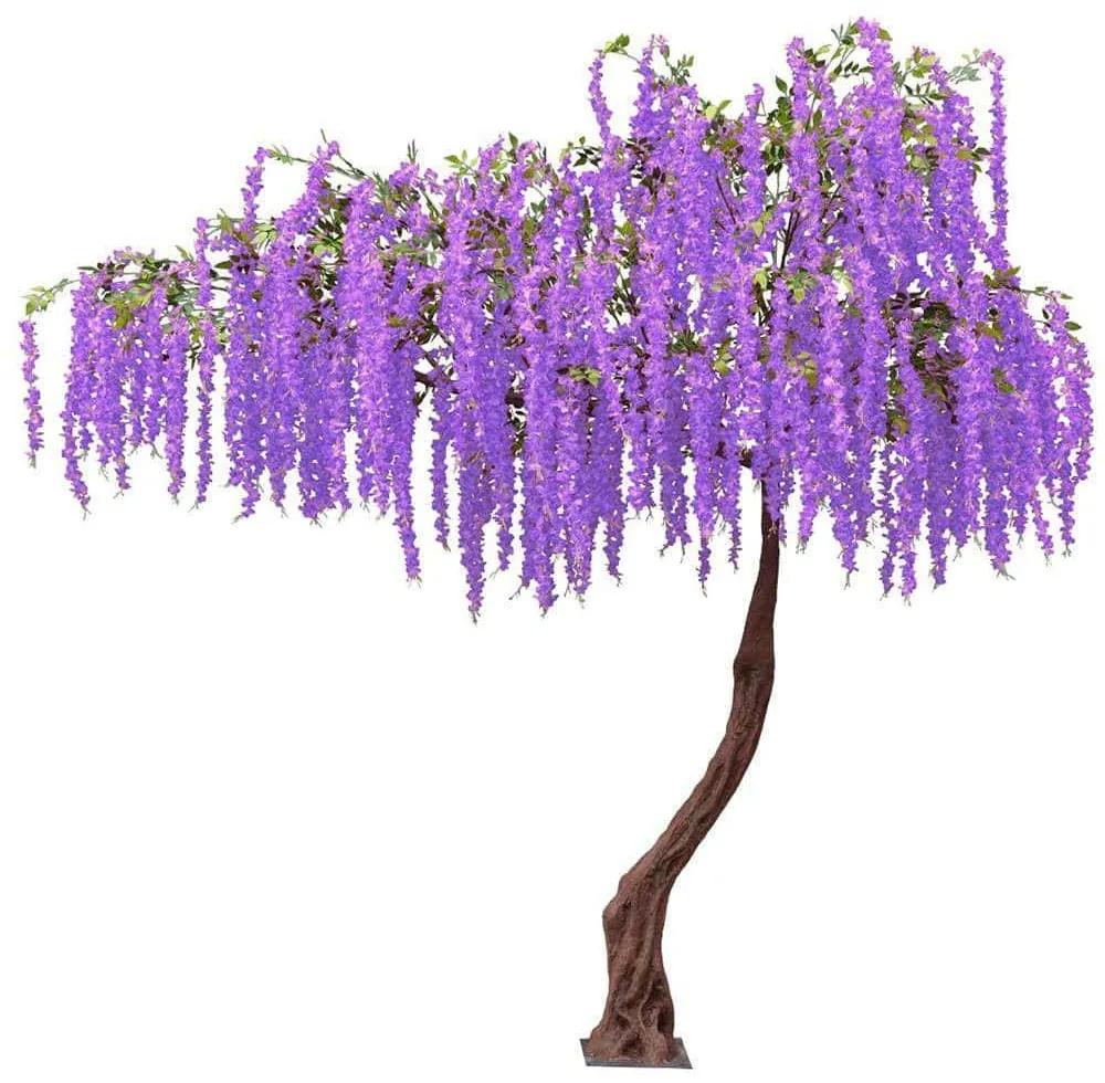 Τεχνητό Δέντρο Γλυσίνια 3480-6 210x340cm Purple Supergreens Υαλοβάμβακας