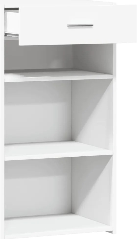 vidaXL Συρταριέρα Λευκή 50x42,5x93 εκ. από Επεξεργασμένο Ξύλο