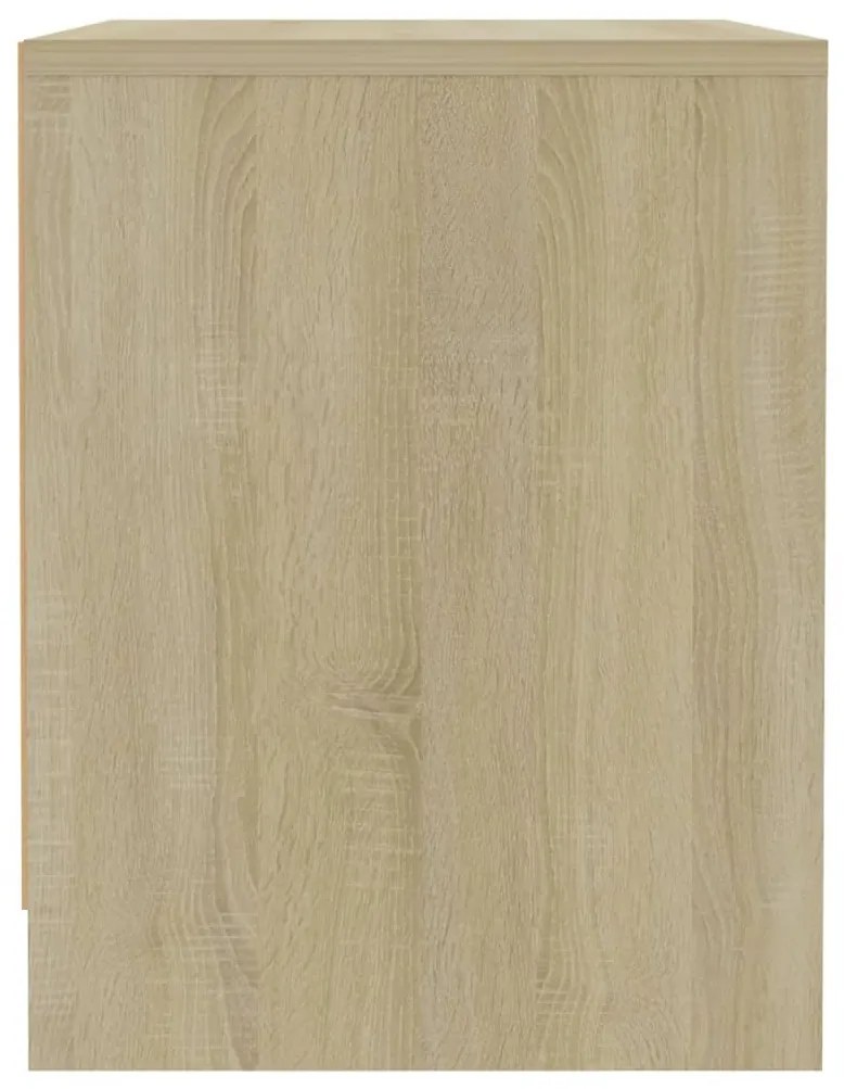 vidaXL Κομοδίνο Sonoma Δρυς 45x34x44,5 εκ. από Επεξεργασμένο Ξύλο