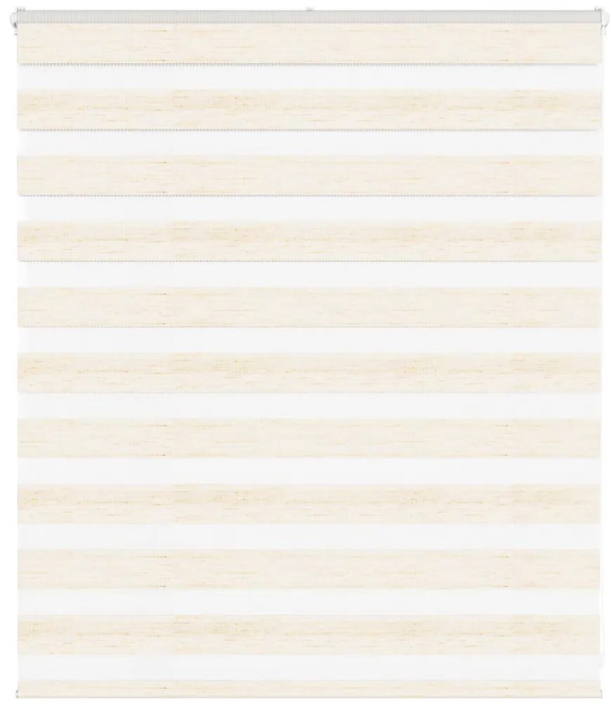 vidaXL Ζέβρα τυφλή μπεζ μάρμαρο Πλάτος υφάσματος 130,9 εκ. Πολυεστέρας