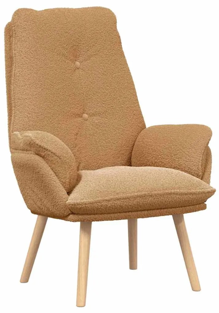 vidaXL Χαλαρωτική Πολυθρόνα Μπεζ 69 x 74 x 93 εκ. ύφασμα