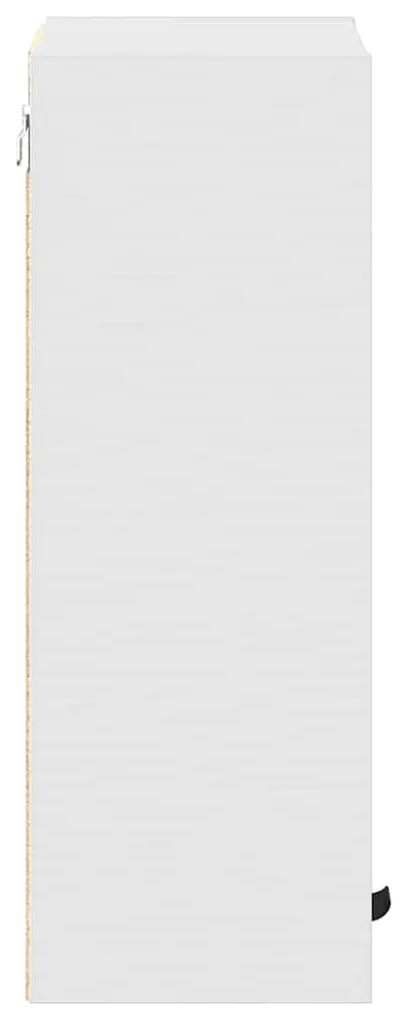 vidaXL Ντουλάπι Μπάνιου Λευκό 39 x 23.5 x 65 εκ. Επεξεργασμένο ξύλο