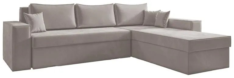 Γωνιακός Καναπές Olymp 3 Fylliana Taupe 280*210*80 εκ.