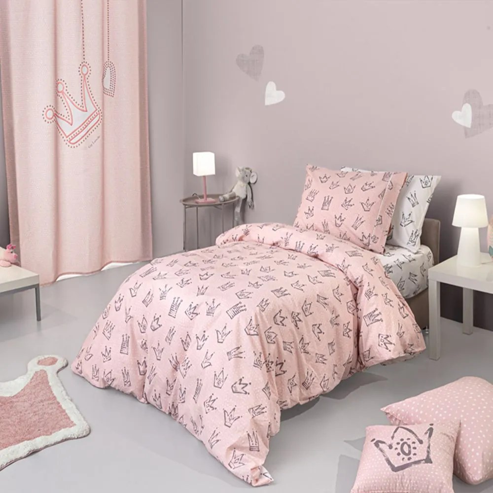 Σεντόνια Παιδικά Majesty (Σετ 3τμχ) Pink Guy Laroche Μονό 165x250cm 100% Cotton