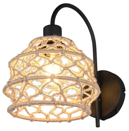 Φωτιστικό Επίτοιχο Reality Lighting -RL HIVE R21681736 Μαύρο Ματ (Black Mat)