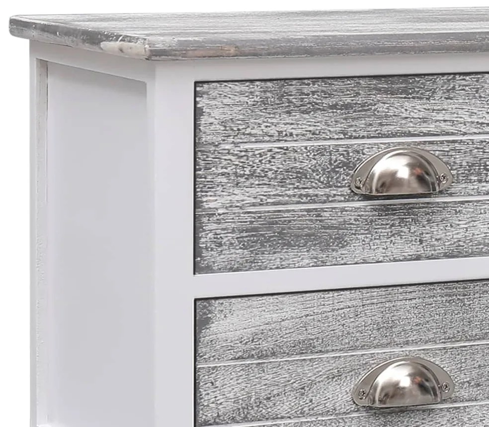 vidaXL Έπιπλο Χολ / Εισόδου Γκρι 115 x 30 x 40 εκ. Ξύλινο