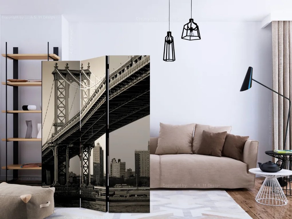 Διαχωριστικό με 3 τμήματα - Manhattan Bridge, New York [Room Dividers]