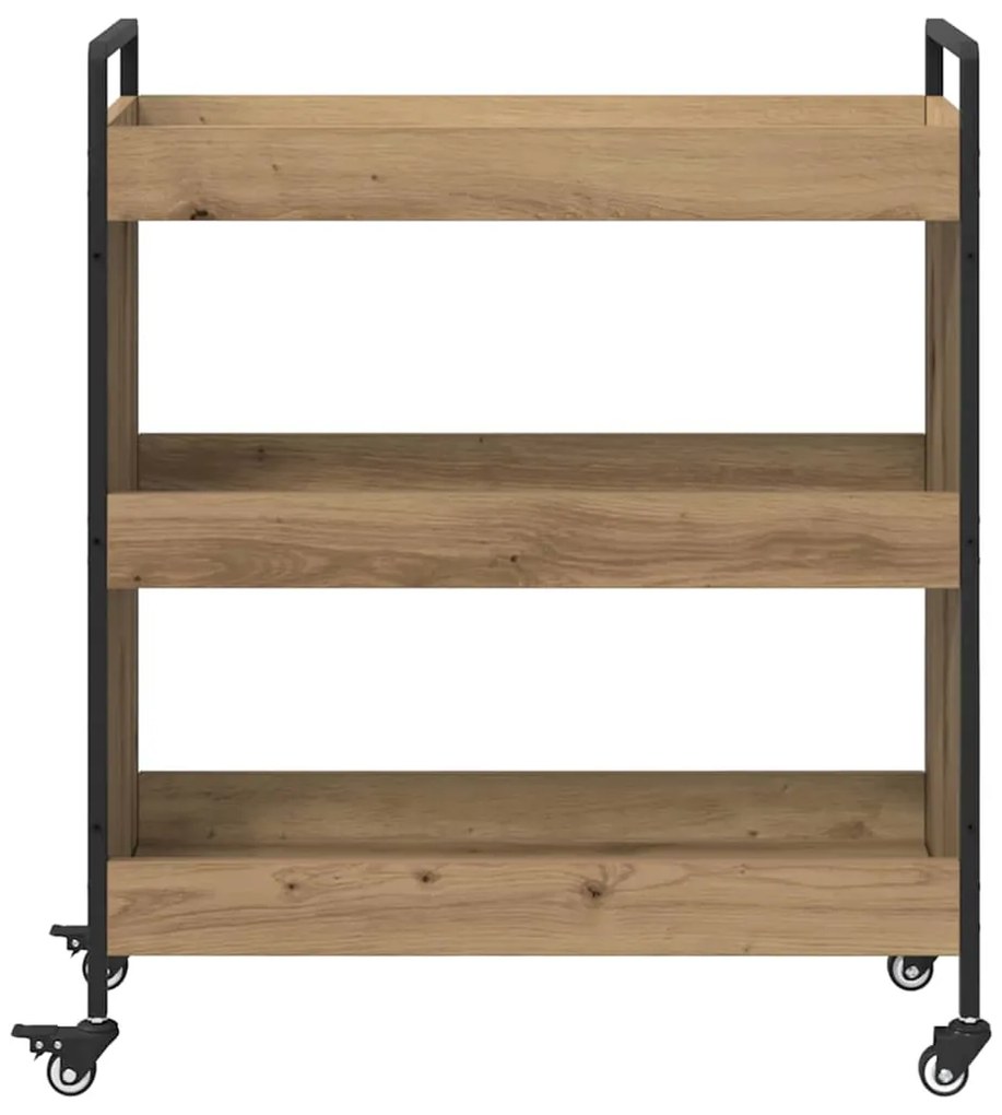 vidaXL Καρότσι Κουζίνας artisan δρυς 70 x 30 x 82 εκ