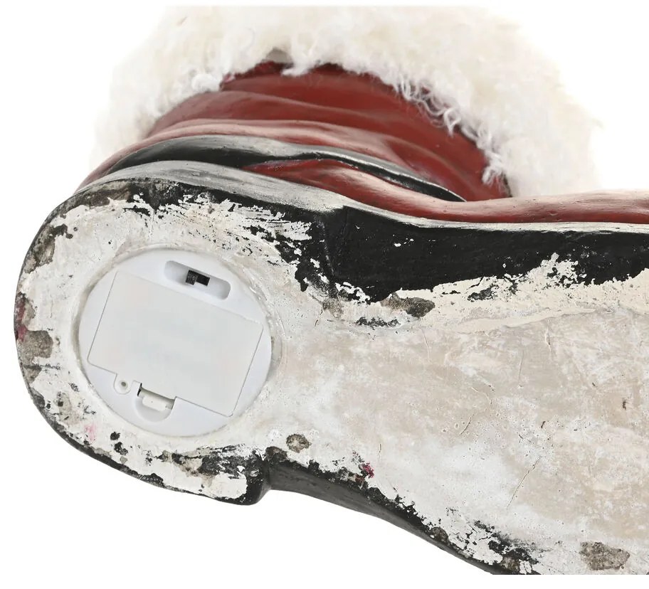 Χριστουγεννιάτικο Στολίδι Home ESPRIT Λευκό Κόκκινο Πράσινο Χρυσό Μπότα 29 X 16,5 X 33,5 CM