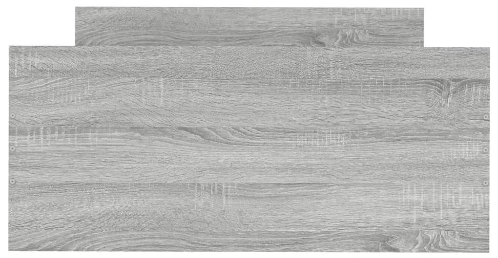 Πλαίσιο Κρεβατιού Γκρι Sonoma 90 x 190 εκ. Επεξεργασμένο Ξύλο - Γκρι