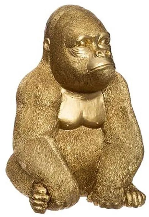 Γορίλας Διακοσμητικός 07.169888 22cm Gold Ceramic