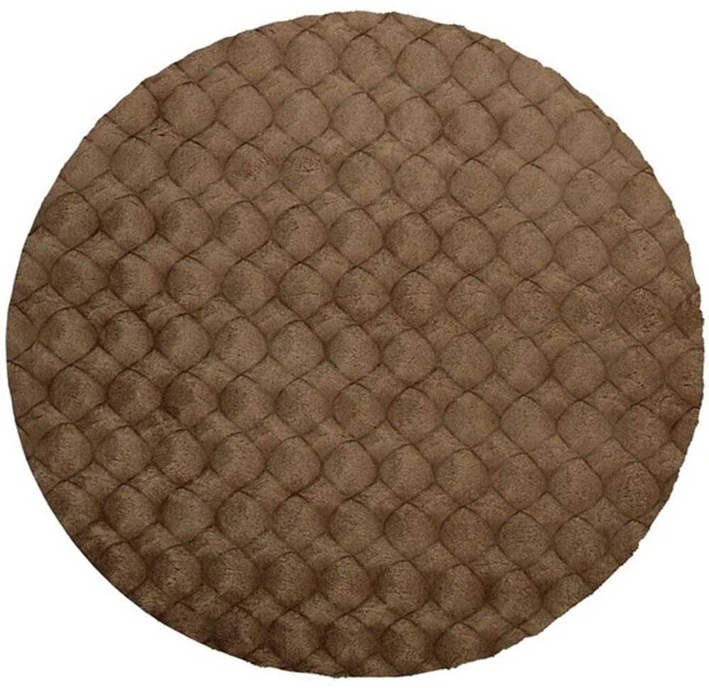 Χαλί Diamond Cut 800 Taupe Obsession 200X200cm Round