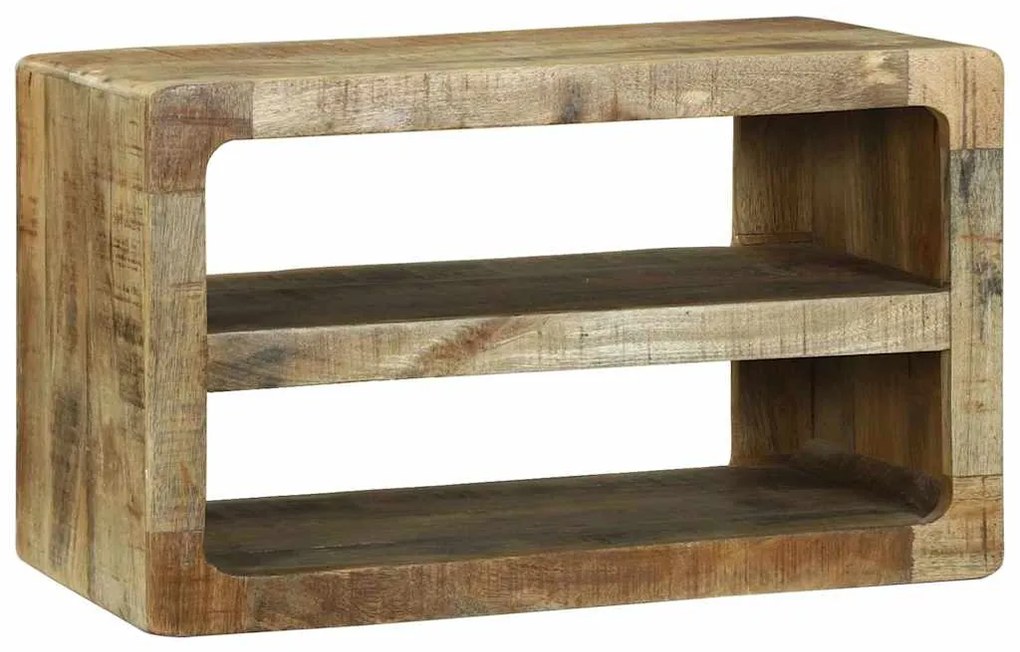 vidaXL Ντουλάπι TV με ράφι Καφέ 60 x 32 x 36 εκ. Μασίφ ξύλο μάνγκο